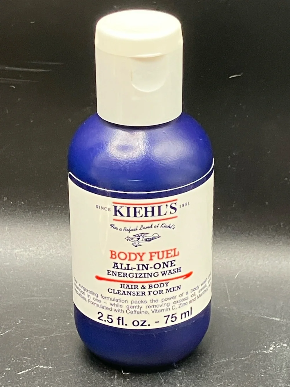 Kiehl’s Body Fuel All In One Energizing Wash Cleanser For Men 2.5 oz SEALED NEW